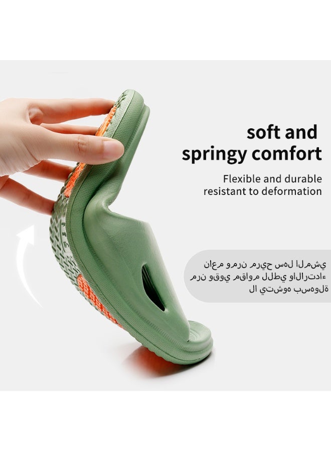 GUOLUOFEI Non Slip Shower Shoes, Lightweight Indoor House Slides Bathroom Shower Sandals Slippers for Women and Men - Image 5